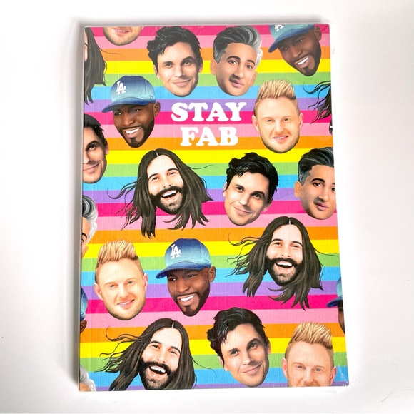 🔻LAST CHANCE🔻 QUEER EYE Fab 5 “Stay Fab” Notebook - Picture 1 of 4